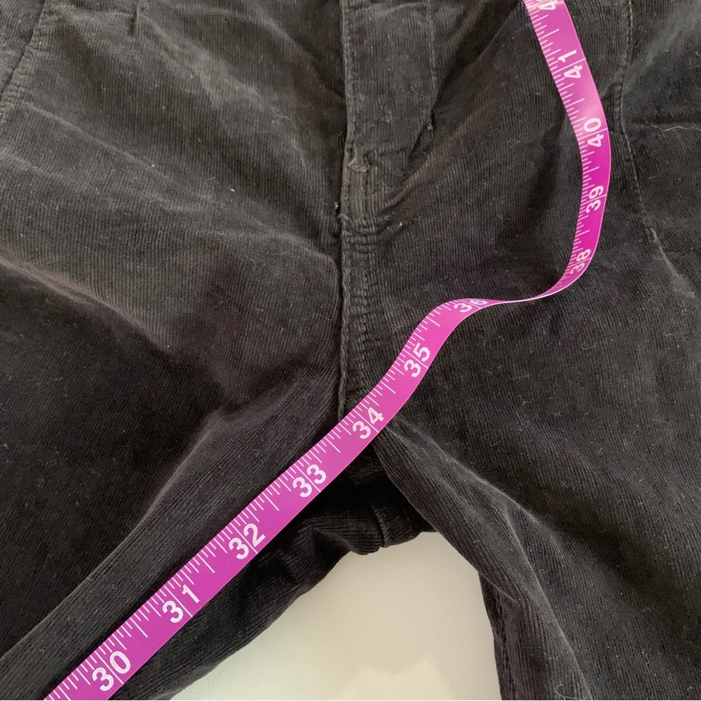 NEW Free People Jayde Corduroy High Rise Flare Black Pants 30 - Picture 15 of 16
